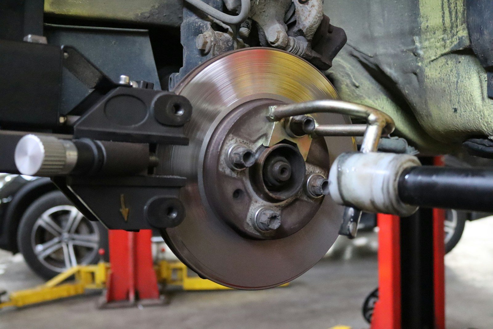 a close-up of a machine